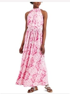 Inc. Women’s Magenta Pink Halter Maxi Dress
